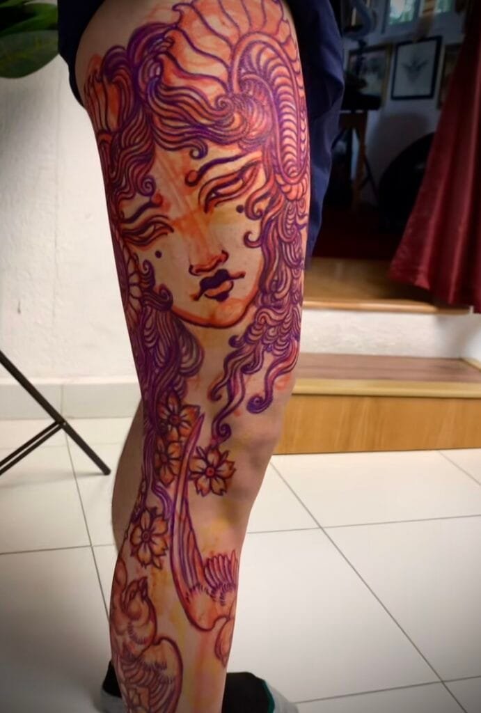 Guadalupe Carlota freehand